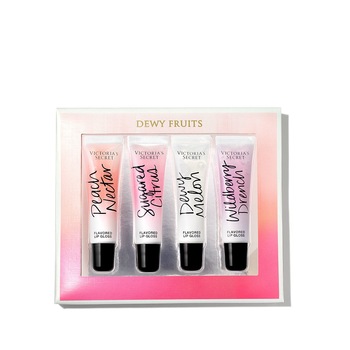 Set 4 Lip Gloss-uri, Dewy Fruits Flavor, Victoria's Secret Set 4 Lip Gloss-uri, Dewy Fruits Flavor, Victoria's Secret