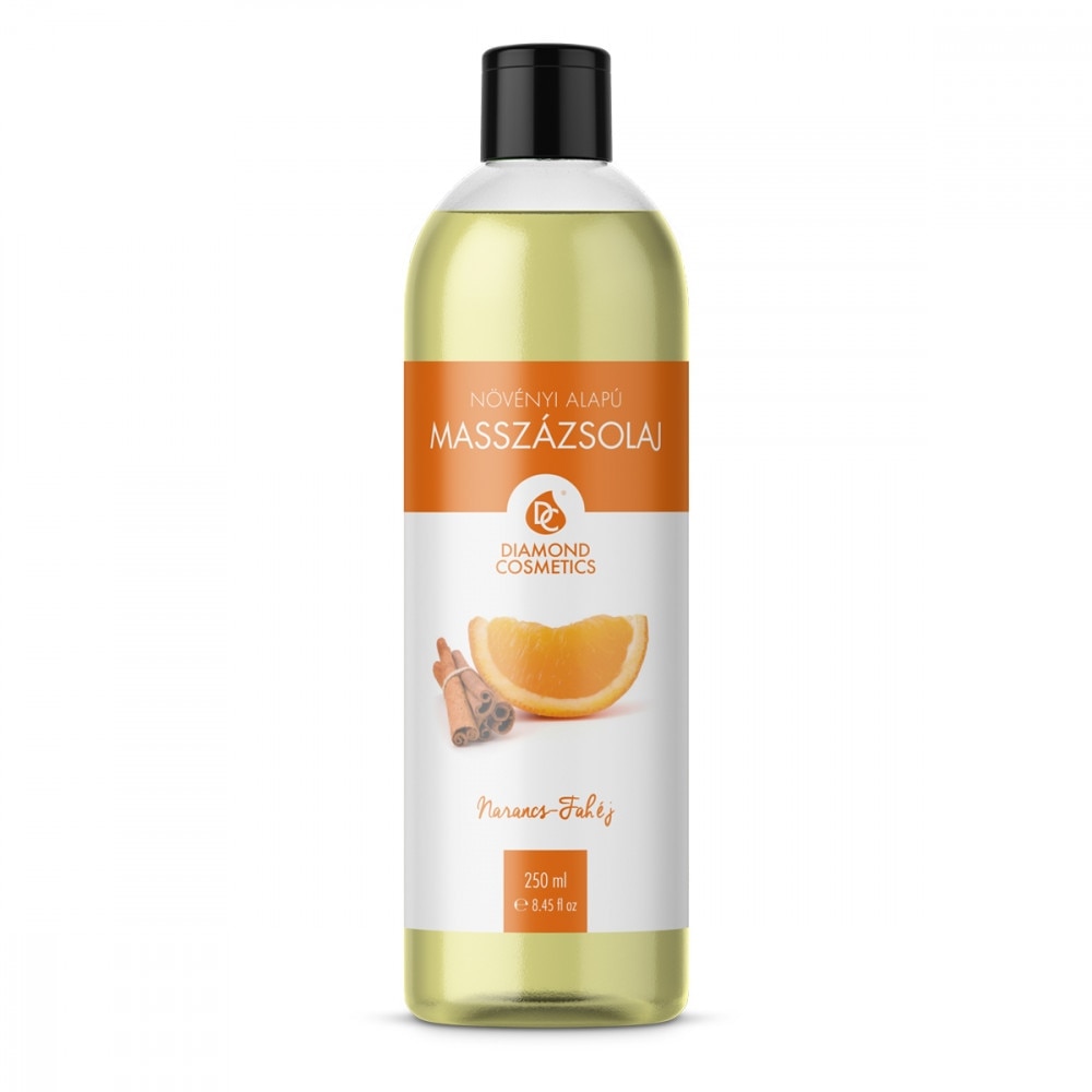 Ulei de masaj Diamond Cosmetics cu Portocale si scortisoara, 1000 ml