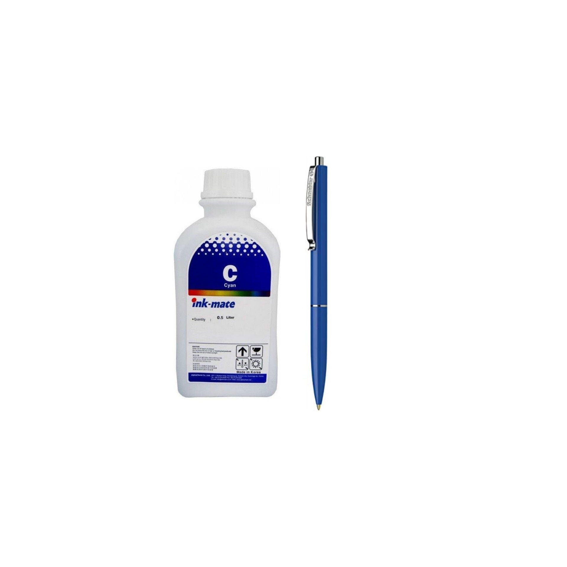 Flacon Refill Cerneala HP Cyan (11) C4836A 500ml Ink-Mate si Pix Schneider