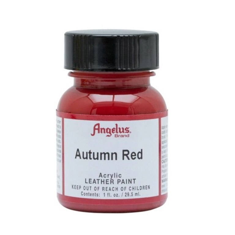Vopsea acrilica Autum Red pentru piele, Angelus Standard 29,5ml