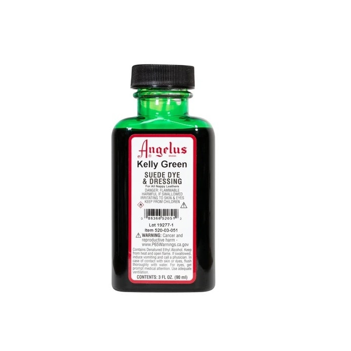 Vopsea pentru piele intoarsa Angelus, Kelly Green 90 ml