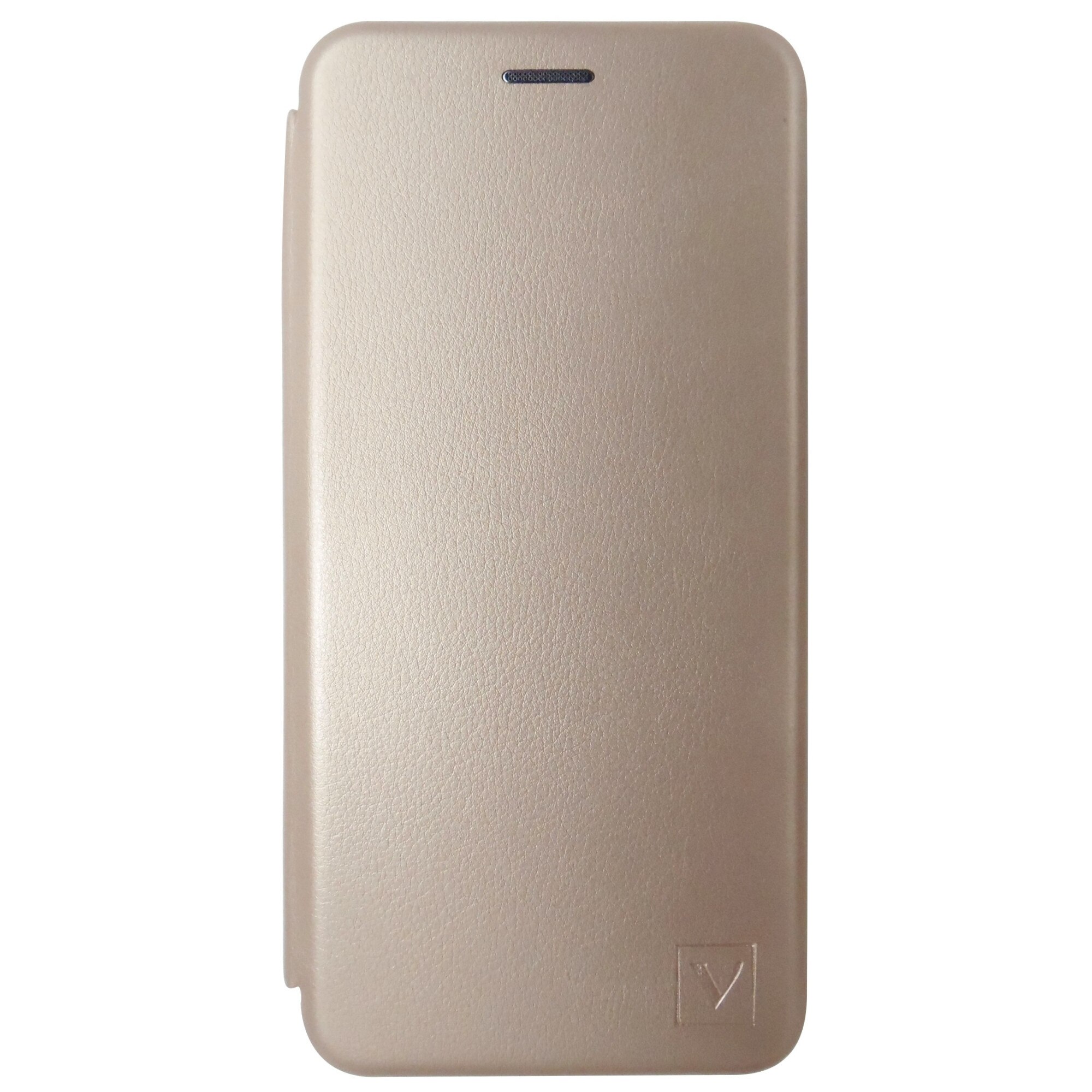 Husa tip carte cu stand Vennus Elegance aurie pentru Xiaomi Redmi 9