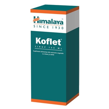 Supliment alimentar Koflet Sirop, 100 ml + Koflet-H cu aroma de ghimbir Supliment alimentar Koflet Sirop, 100 ml + Koflet-H cu aroma de ghimbir