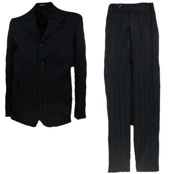 Costum elegant pentru baieti Mini Junior CC-2-152-158-cm, Negru 152-158 CM Costum elegant pentru baieti Mini Junior CC-2-152-158-cm, Negru 152-158 CM