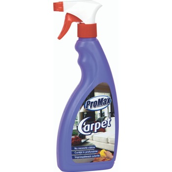 Solutie curatat covoare ProMax, cu pompita - 500ml Solutie curatat covoare ProMax, cu pompita - 500ml