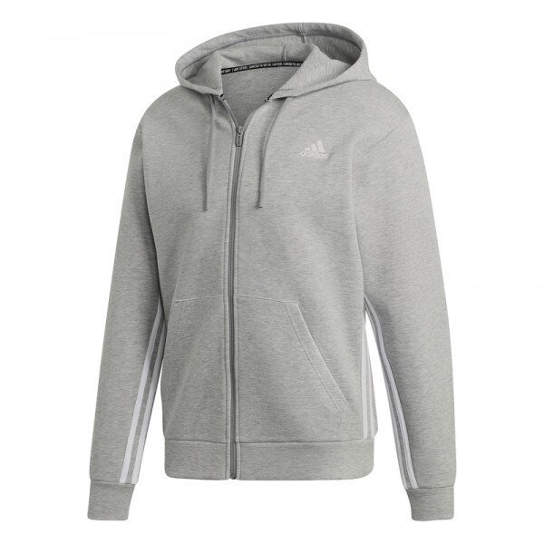 Bluza Adidas m mh 3s fz EB5281, Barbati, XS INTL, Gri