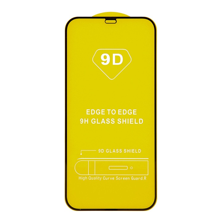 Стъклен протектор Planet Tech, Tempered Glass Full Glue 9D с черна рамка за Samsung Galaxy A12 / A32 5G