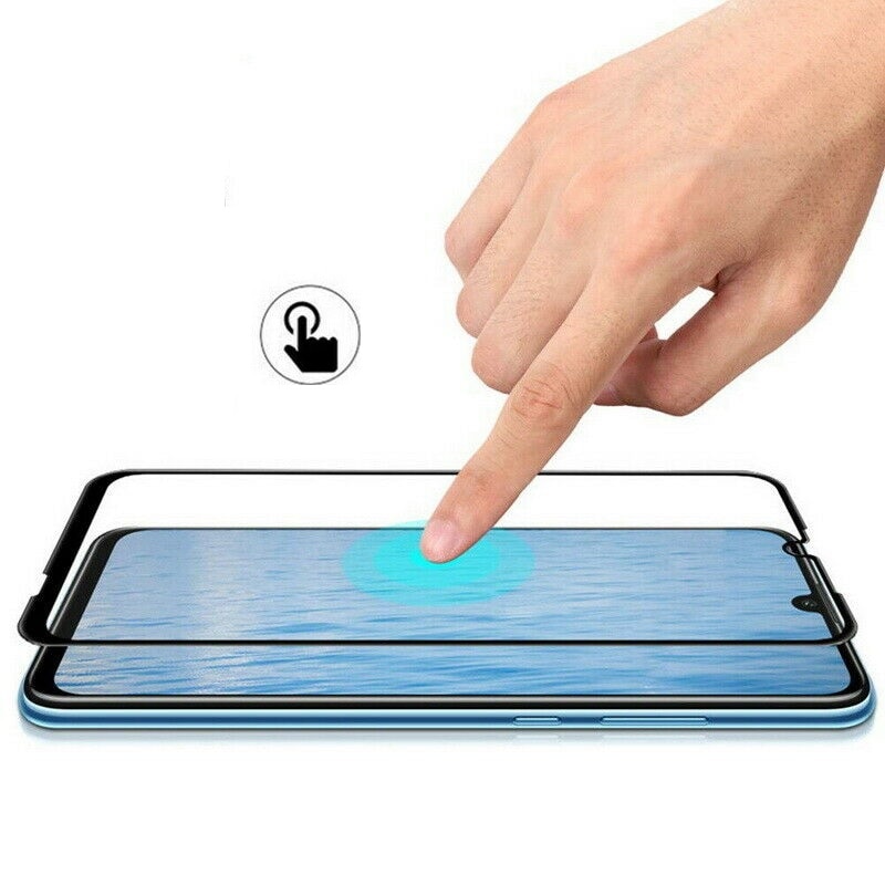 Folie protectie Premium Huawei P 30 Lite Full Cover Black 6D, Full Glue, Sticla securizata