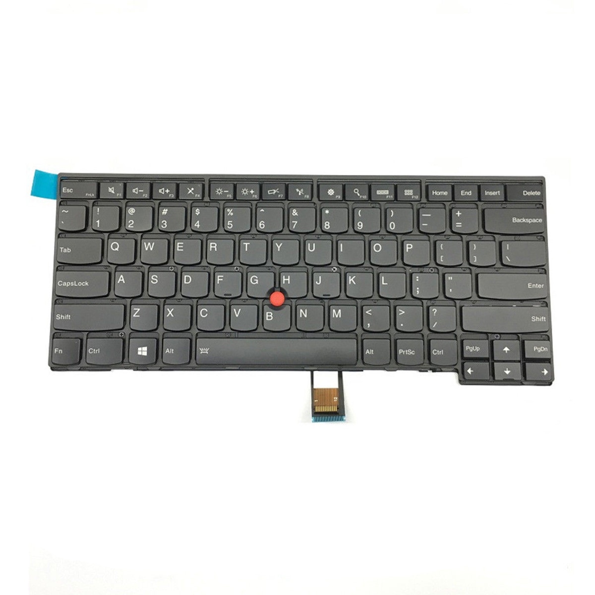 Клавиатура за лаптоп, Lenovo, Thinkpad CS13T, светеща, с показалец на ...