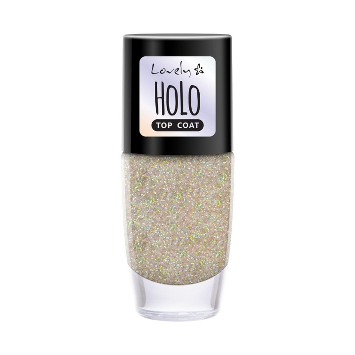 Oja Lovely Top Coat Holo, 8 ml