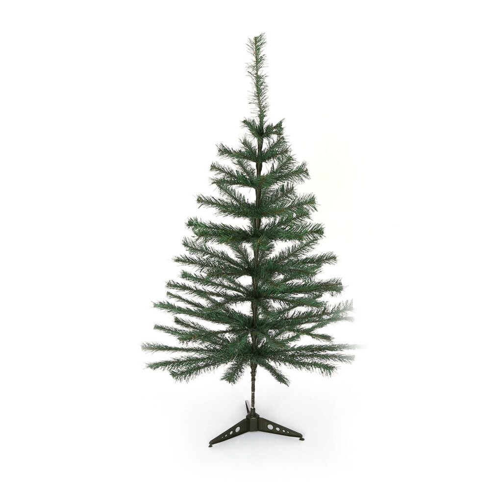 Brad verde artificial 1 x 100 cm cu suport