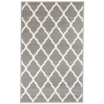 Covor Modern & Geometric Halanji, Gri/Alb, 160x230 cm, C02-0201109 Covor Modern & Geometric Halanji, Gri/Alb, 160x230 cm, C02-0201109