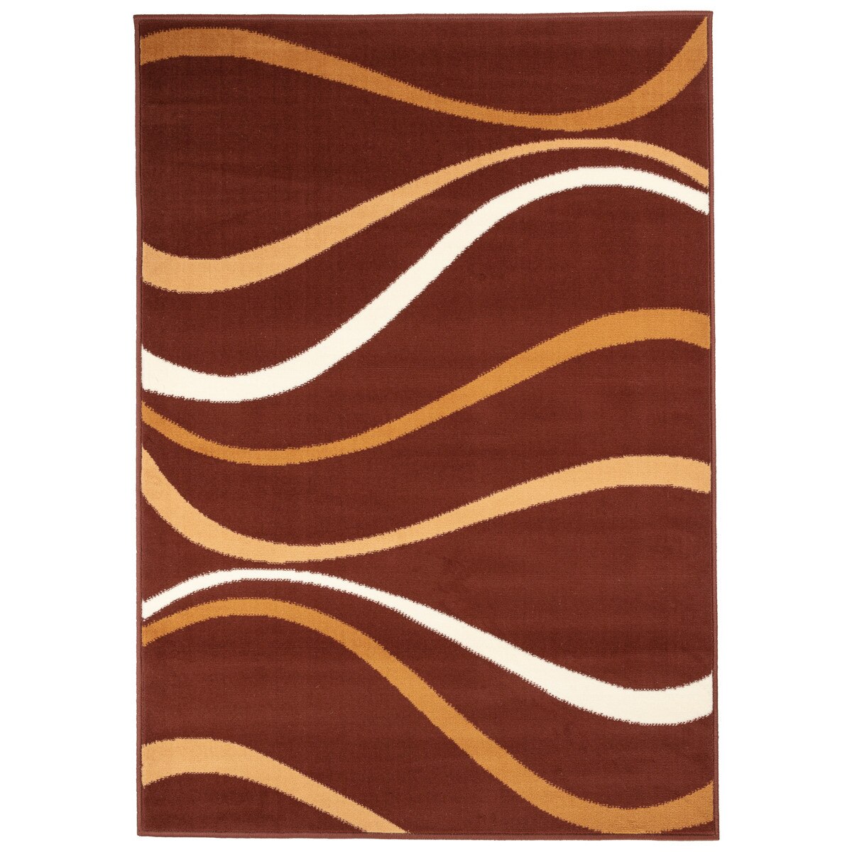 Covor Modern & Geometric Elzaric, Maro/Bej/Alb, 60x110 cm, C05-0201120