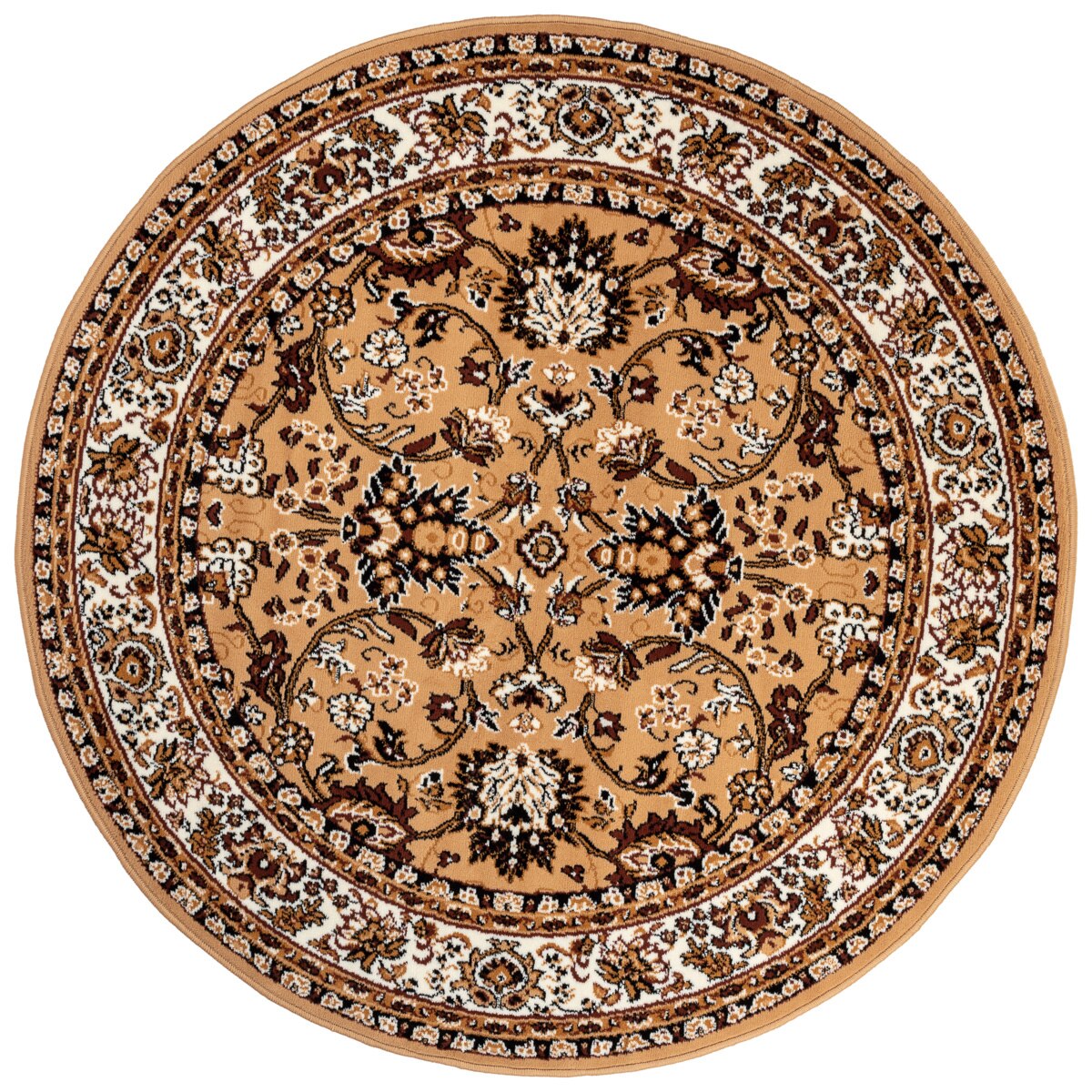 Covor Oriental & Clasic Kilofa, Maro/Bej/Alb, 160x160 cm, C13-0201134