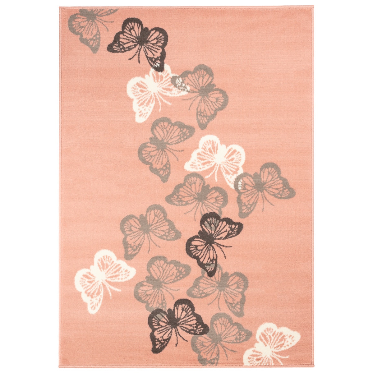 Covor Copii & Tineret Grip, Roz/Gri/Alb, 120x170 cm, C03-0201128