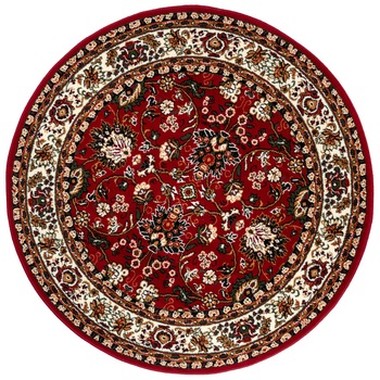 Covor Oriental & Clasic Tuskar, Verde/Alb/Rosu, 120x120 cm, C14-0201135 Covor Oriental & Clasic Tuskar, Verde/Alb/Rosu, 120x120 cm, C14-0201135