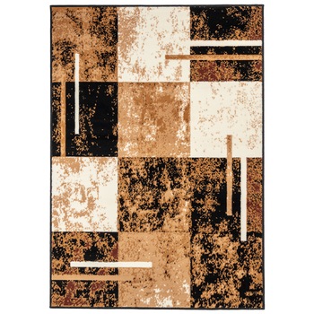 Covor Modern & Geometric Lapasic, Maro/Bej, 190x280 cm, C01-0201113 Covor Modern & Geometric Lapasic, Maro/Bej, 190x280 cm, C01-0201113