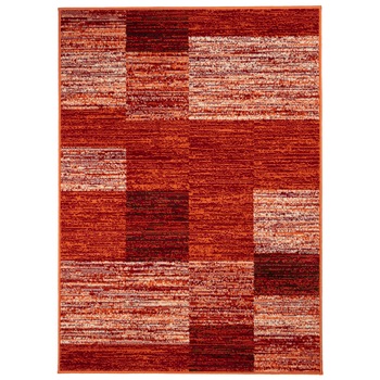 Covor Modern & Geometric Mandir, Maro/Alb, 120x170 cm, C03-0201101 Covor Modern & Geometric Mandir, Maro/Alb, 120x170 cm, C03-0201101