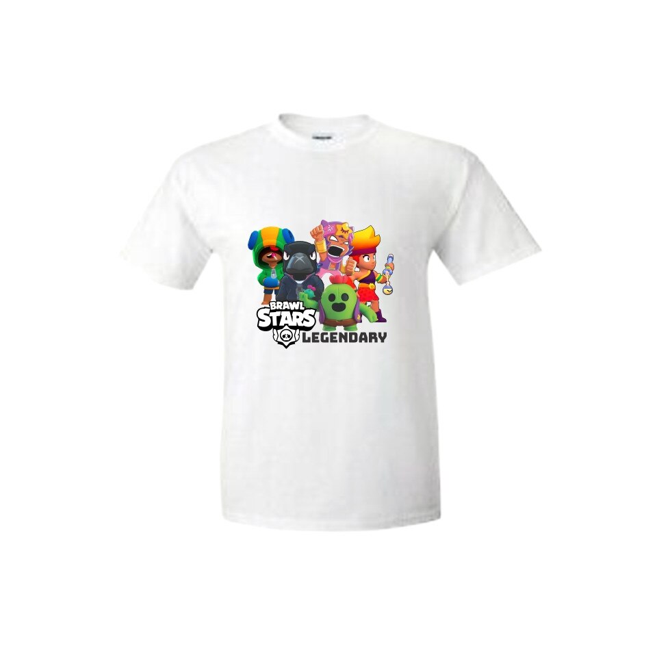 Tricou copii Brawl Stars Legendary, Alb