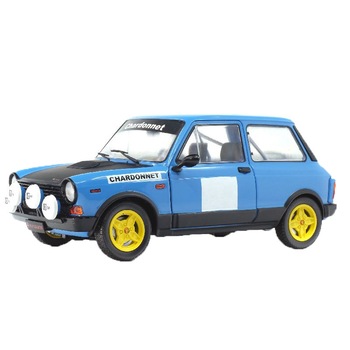 Macheta auto Autobianchi A112 Rally Abarth MKV Chardonnet (1980), 1:18, Solido, Albastru Macheta auto Autobianchi A112 Rally Abarth MKV Chardonnet (1980), 1:18, Solido, Albastru