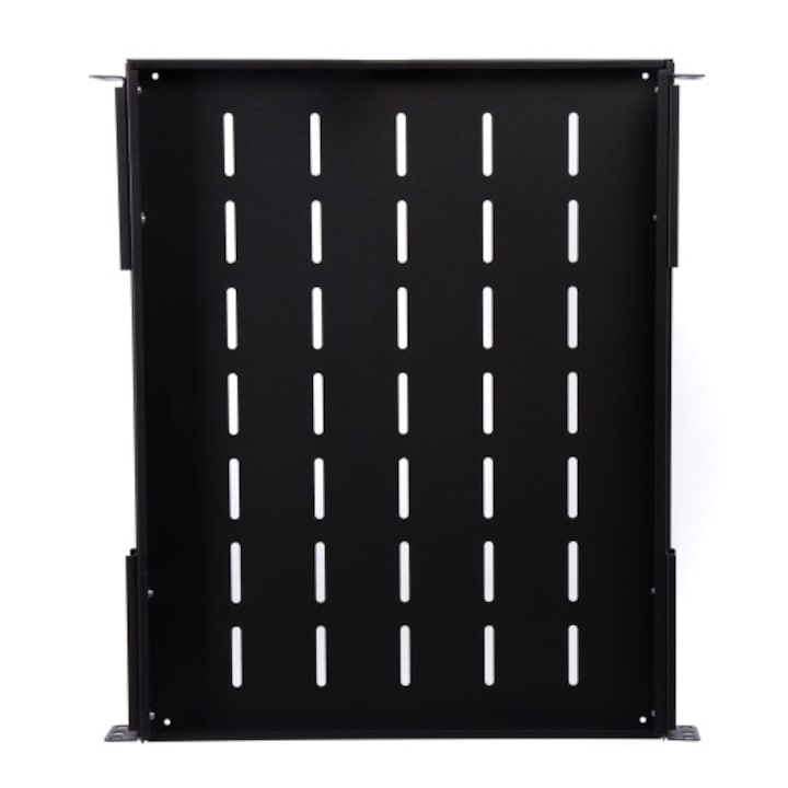 Tava Rack Raft rack 19' fix reglabil DataLink, 1U negru, tava rack 700mm, pentru ...