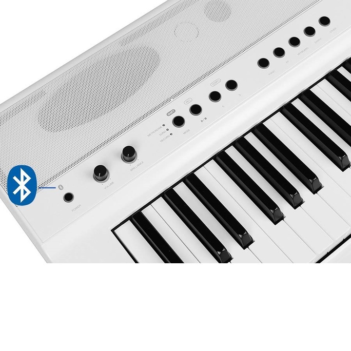 Digitális zongora Medeli SP201+WH, fehér, 88 nehéz billentyű, USB, Bluetooth, polifónia 192