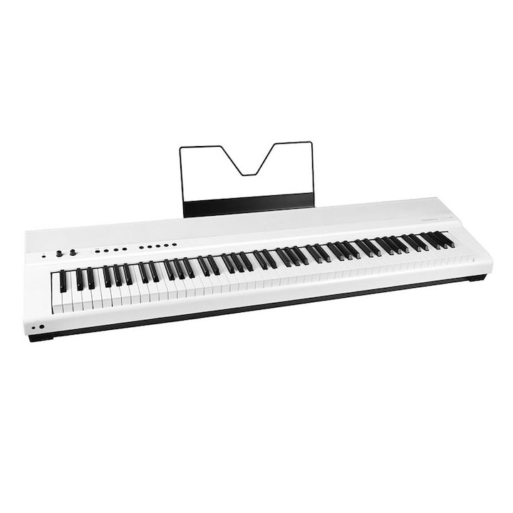 Digitális zongora Medeli SP201+WH, fehér, 88 nehéz billentyű, USB, Bluetooth, polifónia 192