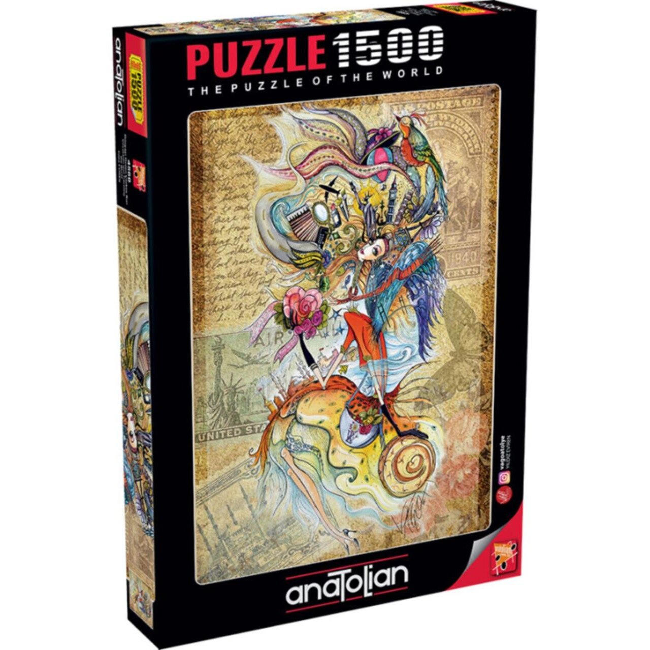 Puzzle Anatolian -Fata circasiana, 1500 piese