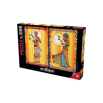 Puzzle Anatolian - Femeile din Africa, 2 x 500 piese Puzzle Anatolian - Femeile din Africa, 2 x 500 piese