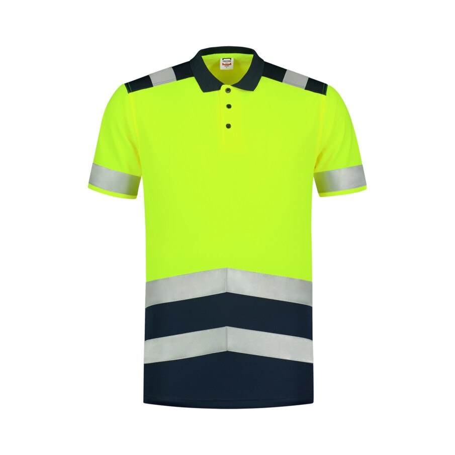 Tricou polo cu maneca scurta, Tricorp, pentru protectia muncii, unisex, galben reflectorizant, M