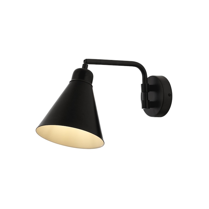 Стенна лампа Avonni AP-62077-02, 1x60 W, E27, черна