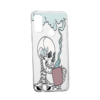 Husa Silicon Thinking Skull, Compatibila Cu Google Pixel 4a, rezistenta la uzura, anti-alunecare, 252 Husa Silicon Thinking Skull, Compatibila Cu Google Pixel 4a, rezistenta la uzura, anti-alunecare, 252