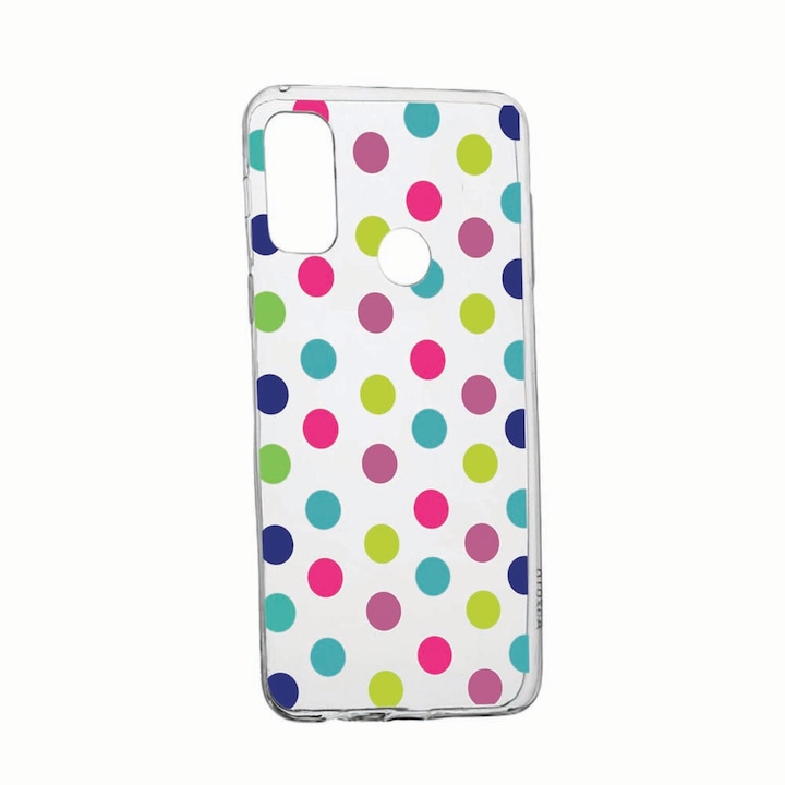Кейс за Alcatel 3X (2020), Dots Color, износоустойчив, противоплъзгащ, 61