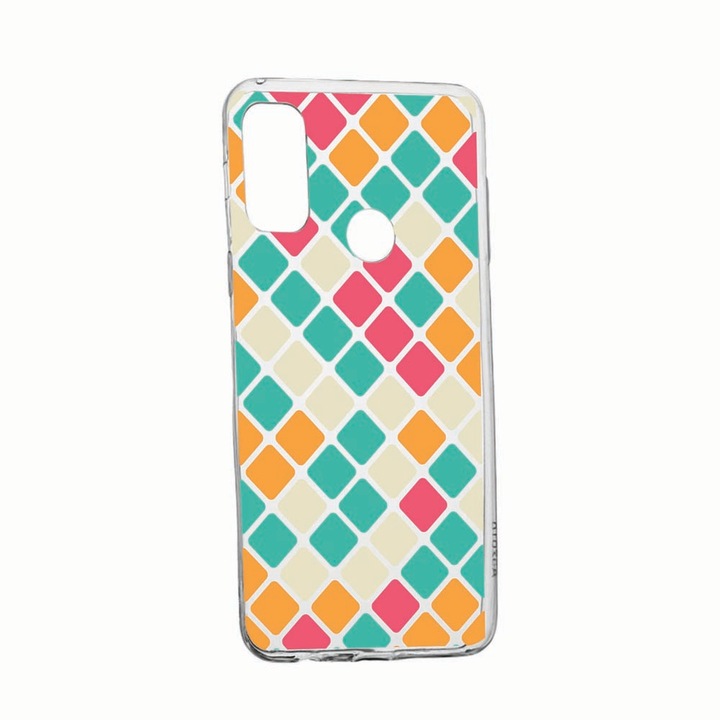 Кейс за Alcatel 3X (2020), Mosaic, износоустойчив, противоплъзгащ се, 123