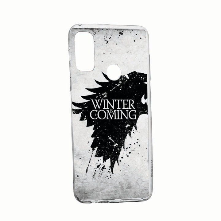 Szilikon tok kompatibilis Motorola Moto G10 / Moto G30 / Moto 10 Power, GOT Winter jön, kopásálló, csúszásgátló, 29