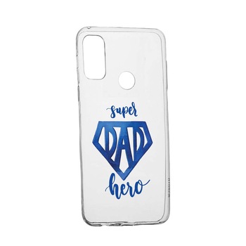 Husa pentru OnePlus Nord N100, rezistenta la uzura, anti-alunecare, Superhero Dad, 182 Husa pentru OnePlus Nord N100, rezistenta la uzura, anti-alunecare, Superhero Dad, 182