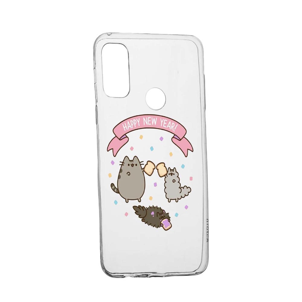 Husa Happy New Year, pentru OnePlus Nord N100, rezistenta la uzura, anti-alunecare, 356