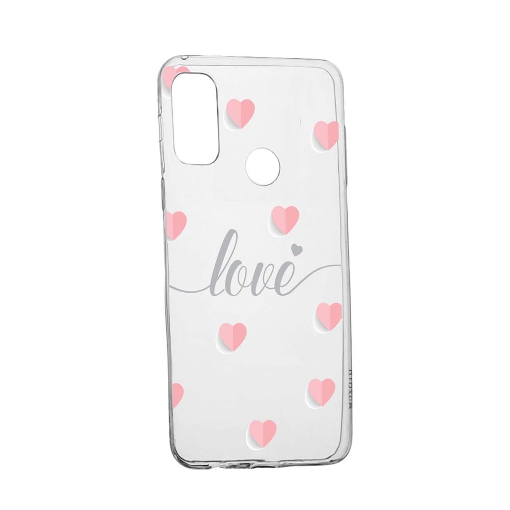Husa Silicon Compatibila Cu Google Pixel 4a 5G, Love+Hearts, rezistenta la uzura, anti-alunecare, 85