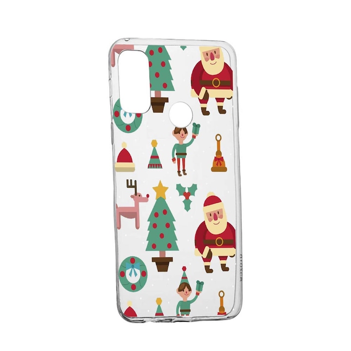 Коледен калъф Xmas Christmas за Alcatel 3X (2020), износоустойчив, противоплъзгащ се, 320