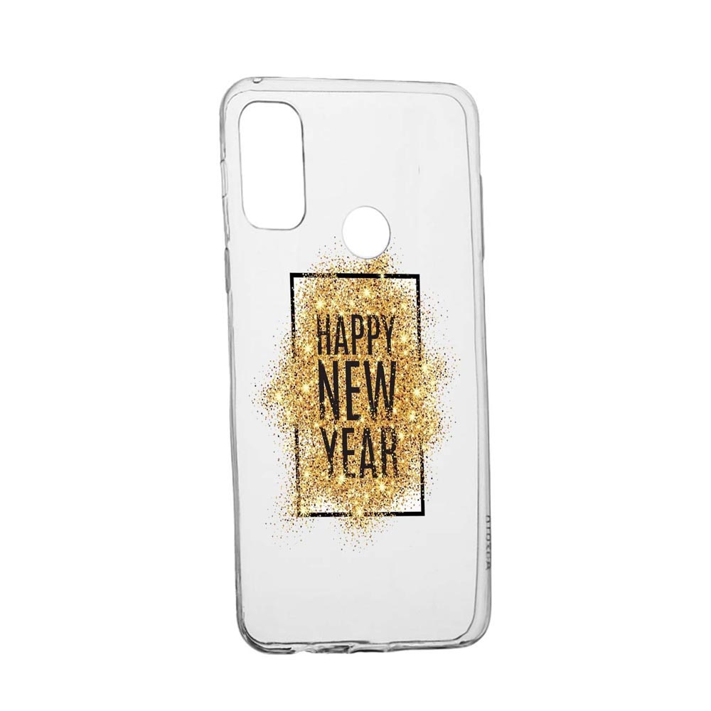 Husa Happy New Year, pentru Samsung Nord N10 5G, rezistenta la uzura, anti-alunecare, 355
