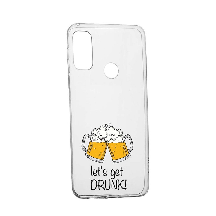 Калъф за Alcatel 3X (2020), износоустойчив, противоплъзгащ, Let`s Get Drunk, 170