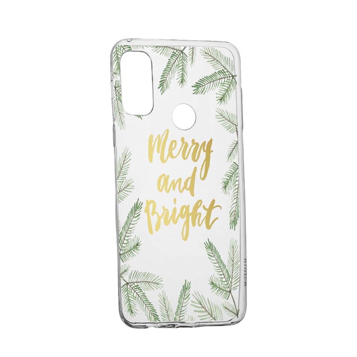 Xmas Christmas Case за Alcatel 3X (2020), устойчив на износване, противоплъзгащ се, 336