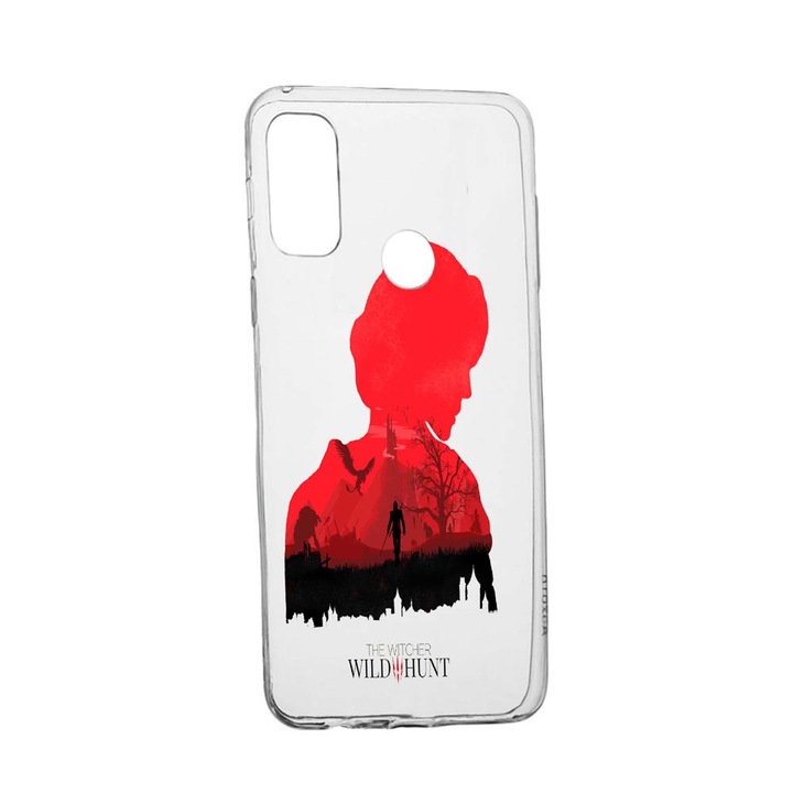 Калъф The Witcher Movie за Alcatel 3X (2020), устойчив на износване, противоплъзгащ се премиум силикон 428