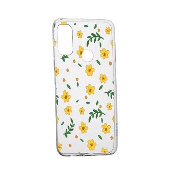 Husa Little yellow flowers, pentru Samsung Nord N100, rezistenta la uzura, anti-alunecare, din silicon Premium, 696 Husa Little yellow flowers, pentru Samsung Nord N100, rezistenta la uzura, anti-alunecare, din silicon Premium, 696