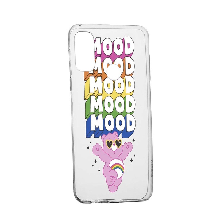 Husa Mood - Pink Bear, pentru Alcatel 3X (2020), rezistenta la uzura, anti-alunecare, din silicon Premium, 599