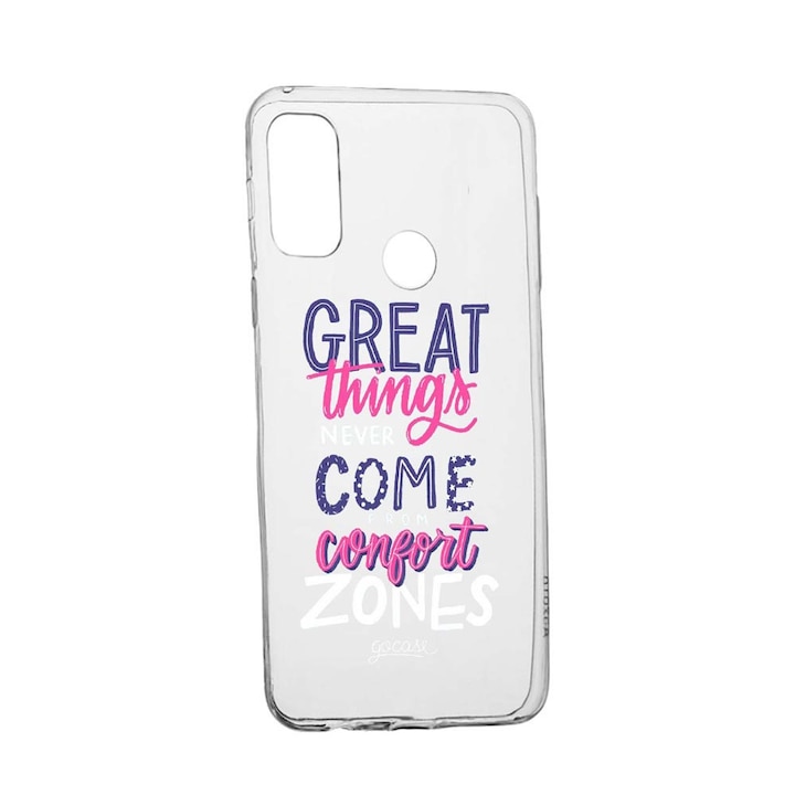 Great Things Message Case за Alcatel 3X (2020) Устойчив на износване противоплъзгащ първокласен силикон 486