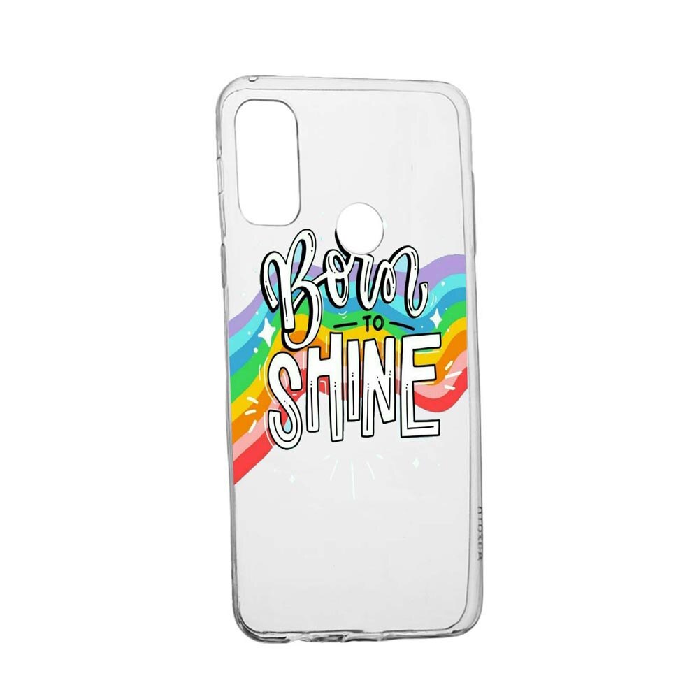Husa Silicon Born To Shine, Compatibila Cu Motorola Moto G10 / Moto G30 / Moto 10 Power, rezistenta la uzura, anti-alunecare, 489