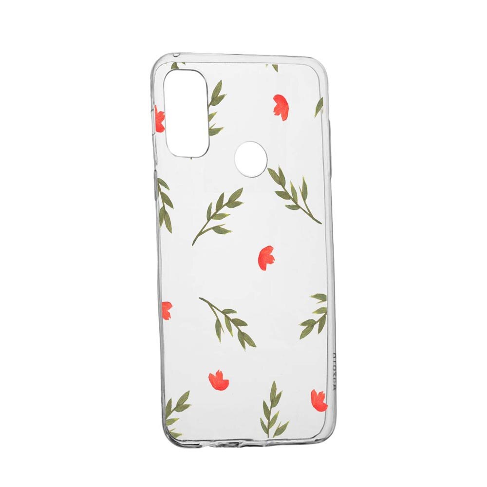 Husa Flori, pentru Alcatel 3X (2020), rezistenta la uzura, anti-alunecare, din silicon Premium, 516