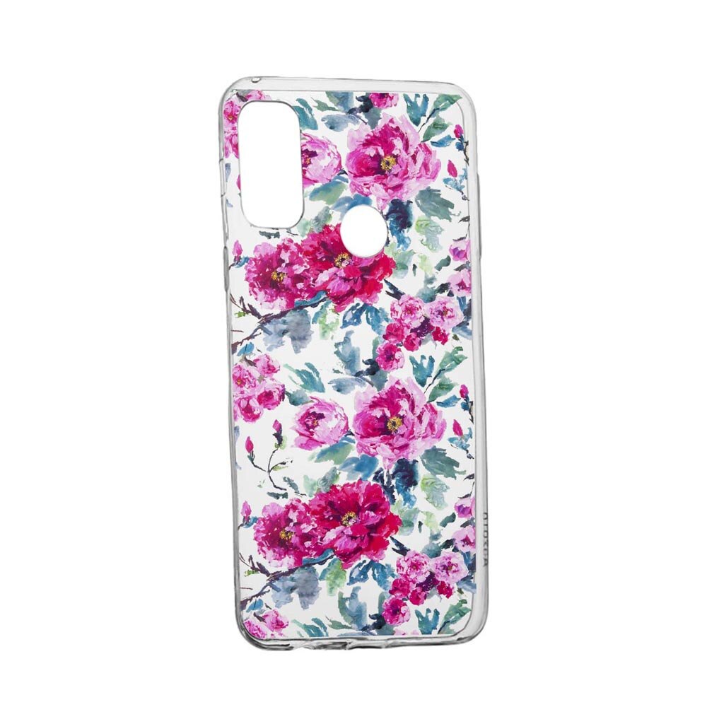 Husa Flori, culorile de pastel, pentru OnePlus Nord N100, rezistenta la uzura, anti-alunecare, din silicon Premium, 507