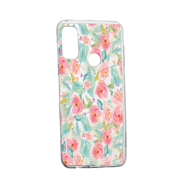 Калъф Pastel Flowers за Alcatel 3X (2020) Устойчив на износване противоплъзгащ премиум силикон 503